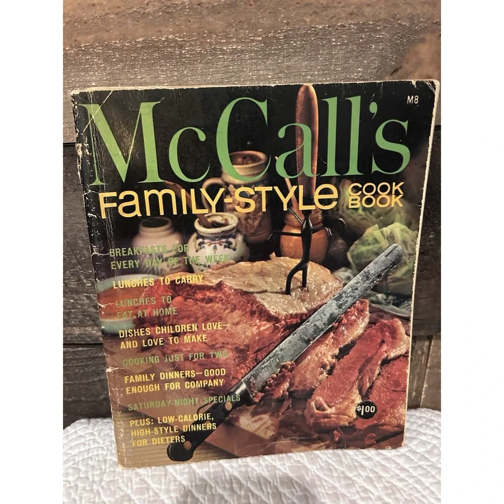 Vintage‎ Lot of 3 McCall's Book of Salads Family Style Cookie Collection